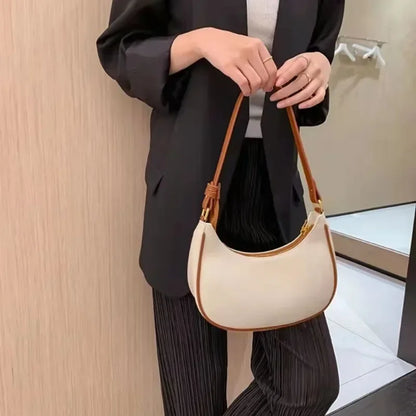 Women Bag Luxury Designer Clutch Handbags Solid Color Leather Underarm Shoulder Bag Casual Female Shopper Tote Luxury Hobos Bags