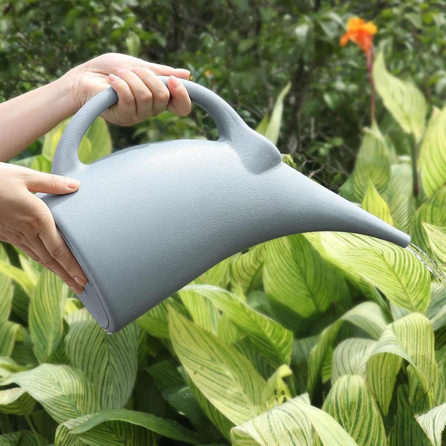 1L 2L 3L Flower Watering Can for Plants Long Mouth Watering Can Indoor Watering Pot for Outdoor Indoor Flower Gardening Tools