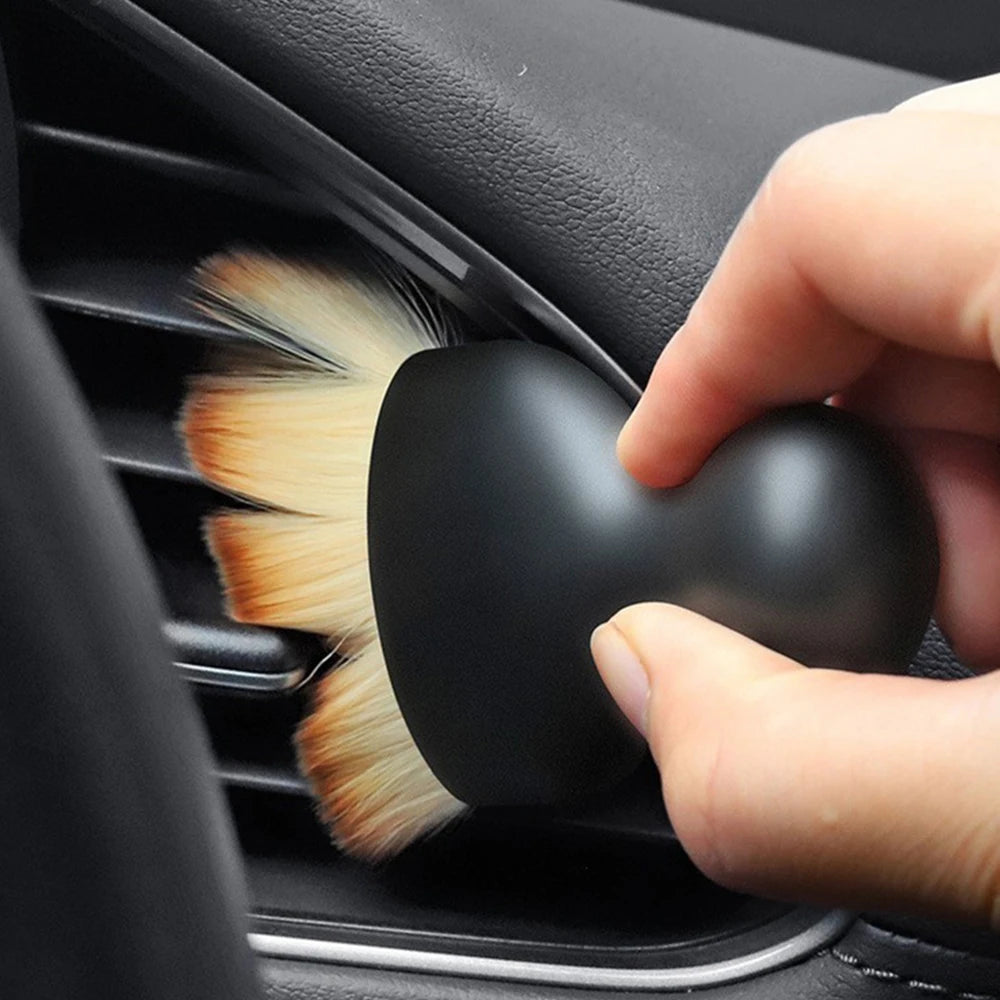 Car Interior Cleaning Tool Air Conditioner Air Outlet Cleaning Soft Brush With shell Car Crevice Dust Removal Artifact Brush