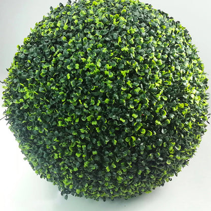 Indoor Or Outdoor Artificial Grass Dome Ball Plants Simulation Leave Grass Ball Eco-friendly green 40cm