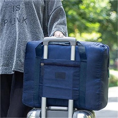 Waterproof Nylon Travel Bags Women Men Large Capacity Folding Duffle Bag Organizer Packing Cubes Luggage Girl Weekend Bag