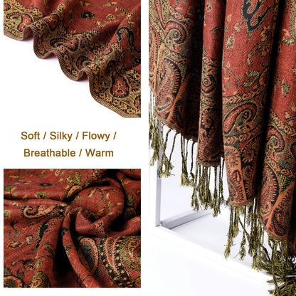 Luxury Brand Autumn Cashmere Pashmina Shawl Lady Wrap Warm Winter Scarves Design Print Female Foulard Cotton Stoles Scarf 2023