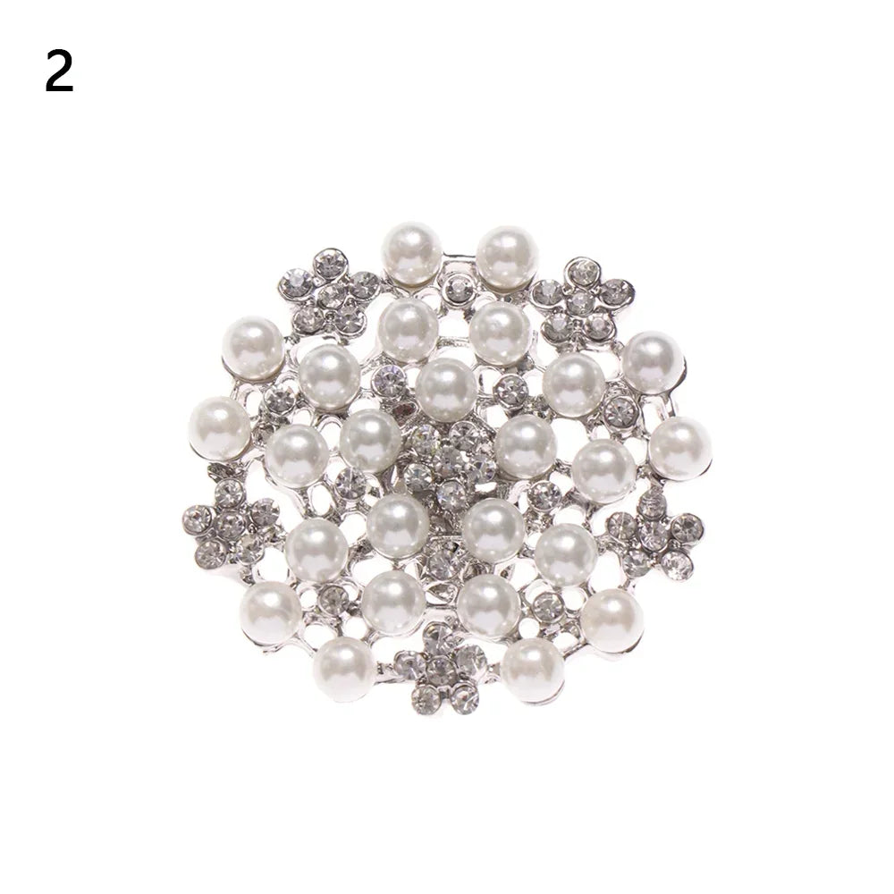 1PC Shiny Crystal Shoes Decorations Clip Women High Heel Rhinestone Charm Buckle Bag Pendant Brooch Wedding Bride Accessories