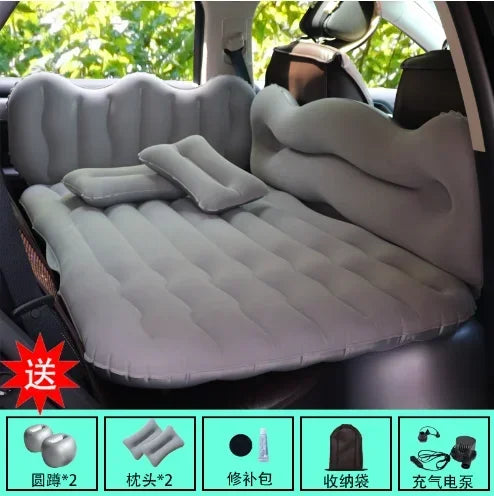 Car Travel Bed Automatic Air Mattress Sleeping Pad Inflatable BackSeat Bed Outdoor Cushions Camping Sofa Bed Accessories for Car