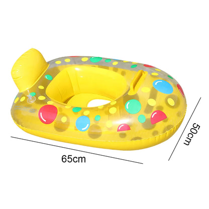 Inflatable Swimming Rings Baby Water Play Games Seat Float Boat Child Swim Circle Fun Pool Bathtub Beach Party Summer Water Toy