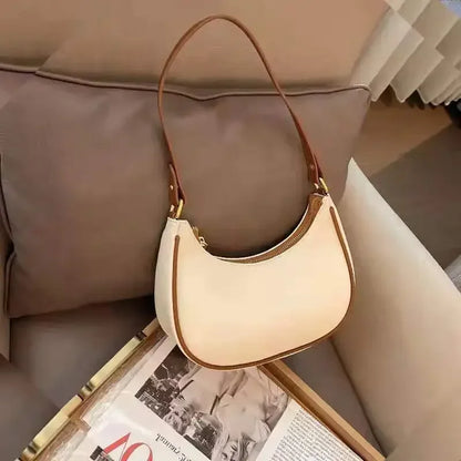 Women Bag Luxury Designer Clutch Handbags Solid Color Leather Underarm Shoulder Bag Casual Female Shopper Tote Luxury Hobos Bags