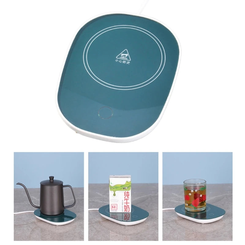 Portable USB Cup Warmer Maintain Constant Temperature Heating Pad for Drinks Tea 918D