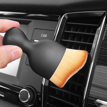 Car Interior Cleaning Tool Air Conditioner Air Outlet Cleaning Soft Brush With shell Car Crevice Dust Removal Artifact Brush