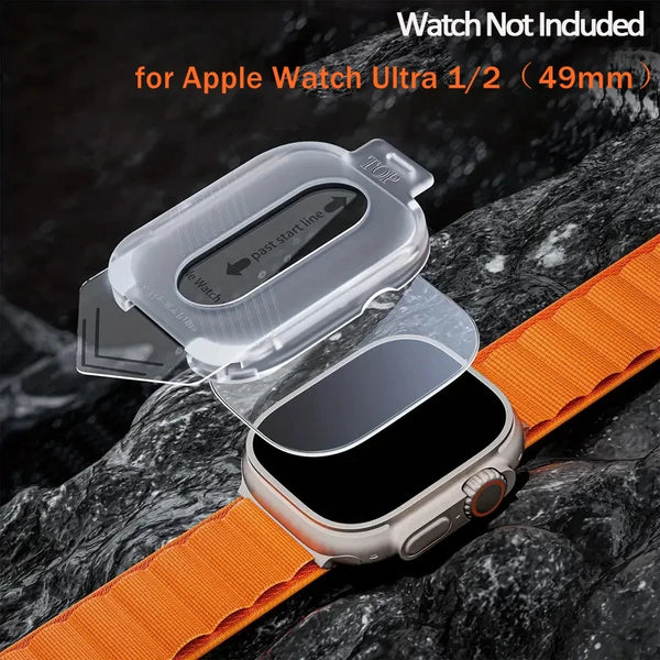 Tempered Glass For Apple Watch Ultra 1 / Ultra2 49mm Screen Protector Easy to Stick  High-quality Protective Glass iWatch Ultra