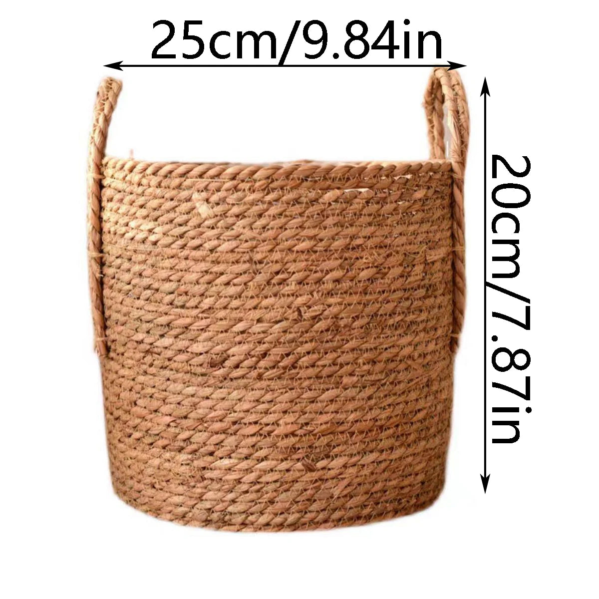 1 piece of straw flower basket, home decoration flower pot