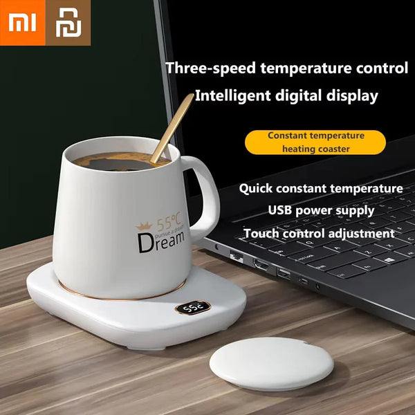 Xiaomi Youpin Coffee Cup Heater Mug Warmer USB Heating Pad Electic Milk Tea Water Thermostatic Coasters Cup Warmer Office Desk