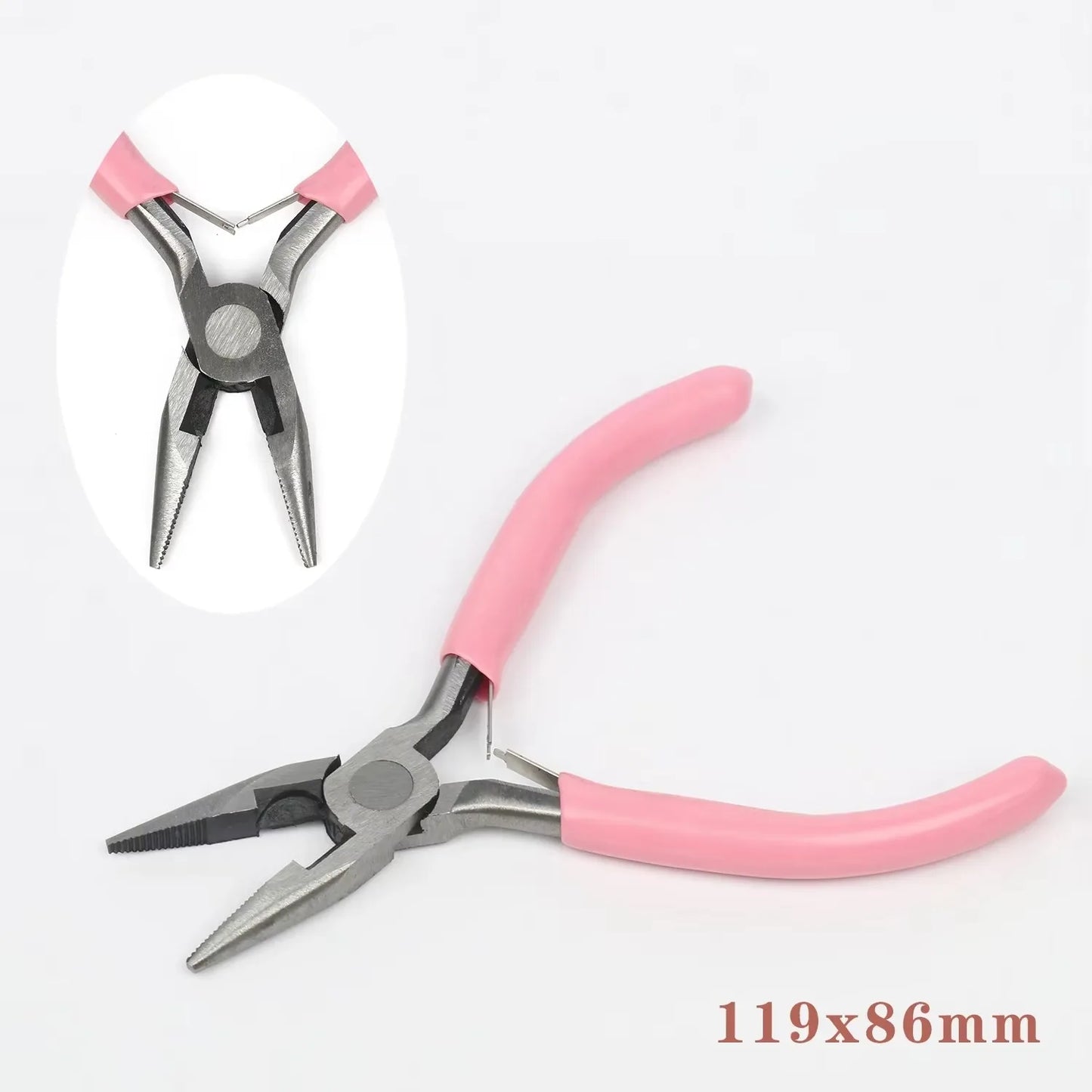 Mini DIY Jewelry Pliers 5" Handcraft with Needle Nose/Round Nose /Long Nose/Bent Nose /Zipper Pliers Linesman For Beading Toolss