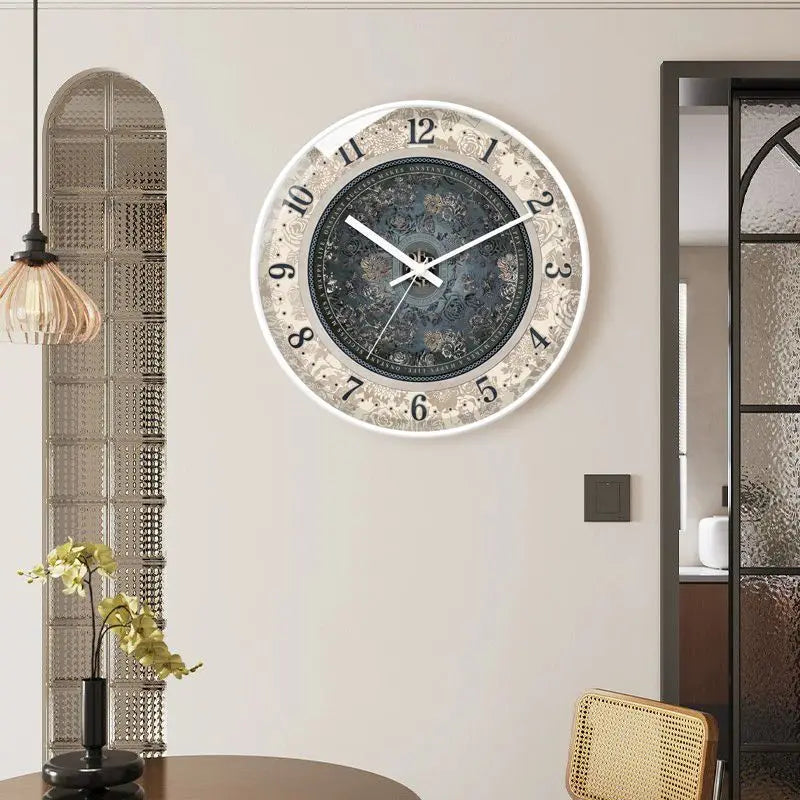 Ins French Wall Clock Table Clock Wall Art Light Luxury Living Room Wall Watch Hanging Modern Home decor Art Decor Clock