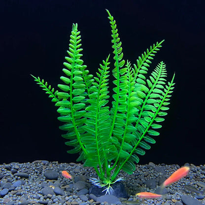 7.08 inch Fish Tank Simulation Plant Aquarium Artificial Decor Plants Ornament Water Grass Fish Bowl Plastic Decoration 18cm