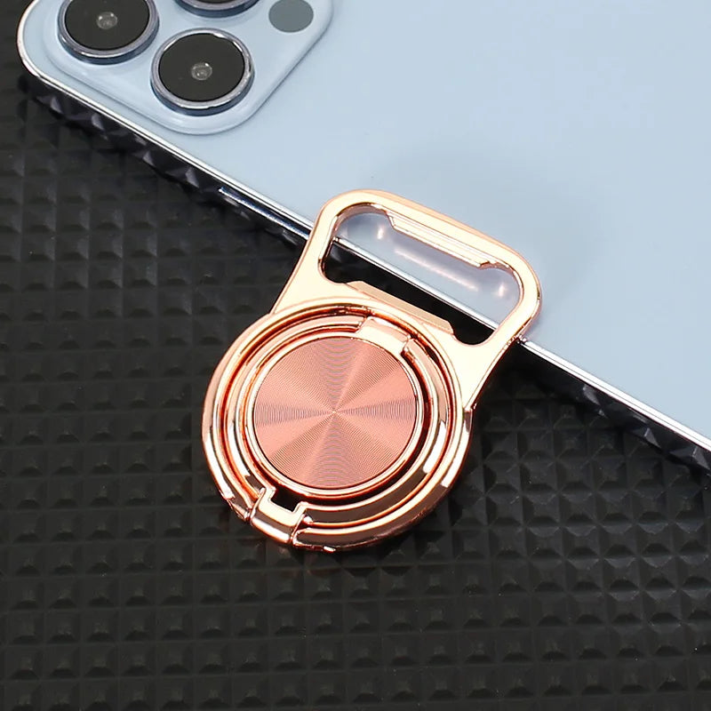 2022 New Smartphone Finger Ring Magnetic Support Metal Mobile Holder 360 Degree Phone Grip Stand For Iphone Ipad Tablet Mount