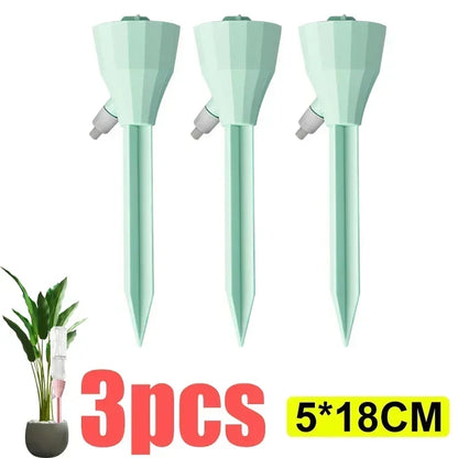 Adjustable Drip Irrigation System Automatic Self Watering Spikes Indoor Outdoors Potted Plants Irrigation System Garden Supplies