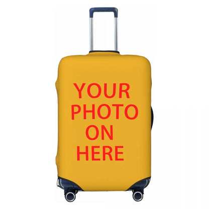 Custom Personalized Custom Photo Logo Luggage Cover Cute Customized DIY Print Suitcase Protector Covers Suit For 18-32 inch