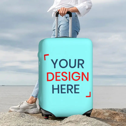 Custom Personalized Custom Photo Logo Luggage Cover Cute Customized DIY Print Suitcase Protector Covers Suit For 18-32 inch