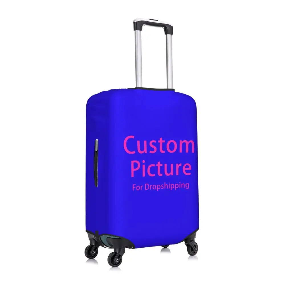 Custom Personalized Custom Photo Logo Luggage Cover Cute Customized DIY Print Suitcase Protector Covers Suit For 18-32 inch