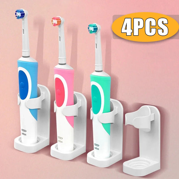 Traceless Toothbrush Holder Bath Wall-Mounted Electric Toothbrush Holders Adults Toothbrush Stand Hanger Bathroom Accessories