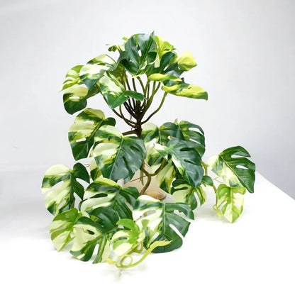 1 PCS Artificial Turtle Leaves Simple Simulation Green Plant Creative Fake Tropical Tree Bonsai For Home