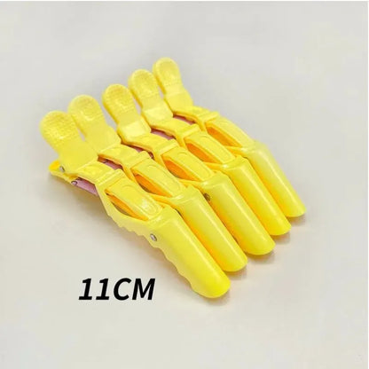 5PCS Plastic Hair Clip Hairdressing Clamps Claw Section Alligator Clips Barber For Salon Styling Hair Accessories Hairpin