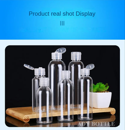 Wholesale30ml-120ml Refillable Transparent Empty Bottle Plastic Portable Bottle Travel Container Refillable Cosmetics Container