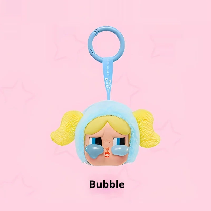 1:1 reissue Crybaby Powerpuff Girl Series Plush Doll Keychain Bags Pendant Room Decoration Birthday Gift Mysterious Box Kid Toy