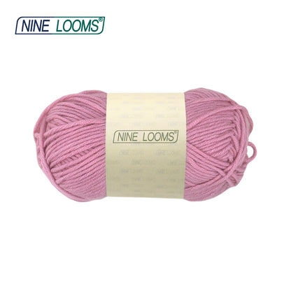 NINE LOOMS Acrylic Crochet Yarn 50g Soft 5-Strand Thread Doll Fabric Baby Blanket Sweater Scarf Hand Knitting Needlework Craft