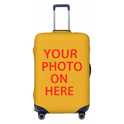 Custom Personalized Custom Photo Logo Luggage Cover Cute Customized DIY Print Suitcase Protector Covers Suit For 18-32 inch