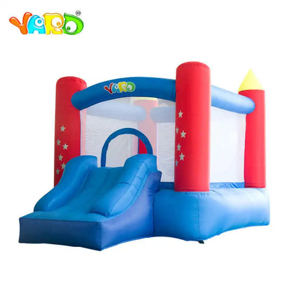 YARD Inflatable Bounce House For Kids Jumping House With Slide With Blower Home Use Small Outdoors Inflatable Castle Children