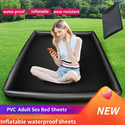 PVC Waterproof Spa Water Bed Mattresses Pad Protector Cover Oil Massage Pleasure Outdoors Bedding Sheets Inflatable Furniture