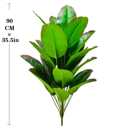 Plantain Palm Simulated Potted Plant Artificial Plants Garden Room Decoration Fake Flower Leaf Bonsai Outdoor Party Ornament