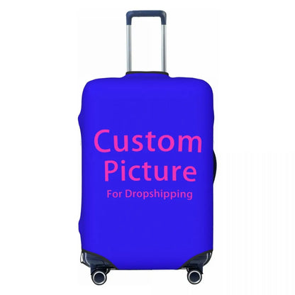 Custom Personalized Custom Photo Logo Luggage Cover Cute Customized DIY Print Suitcase Protector Covers Suit For 18-32 inch