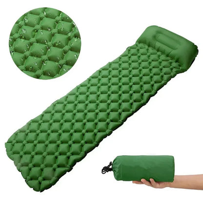 Sleeping Pad Ultralight Inflatable Sleeping Pad for Camping,Ultralight Waterproof Sleeping Mat W/Pillow Hammock Mate air sofa