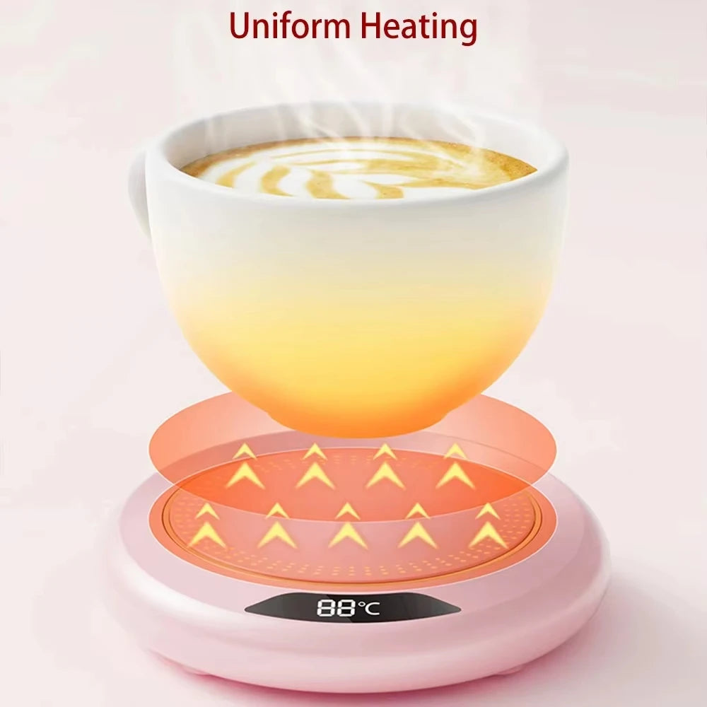 Thermostatic heating coaster coffee Mug Warmer Electric beverage heater Potable Coffee Mug Cup Warmer for Office