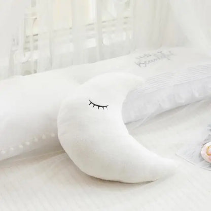 New Stuffed Cloud Moon Star Raindrop Plush Pillow Soft Cushion Toys For Children Baby Kids Girl Christmas Gift Room Car Decor