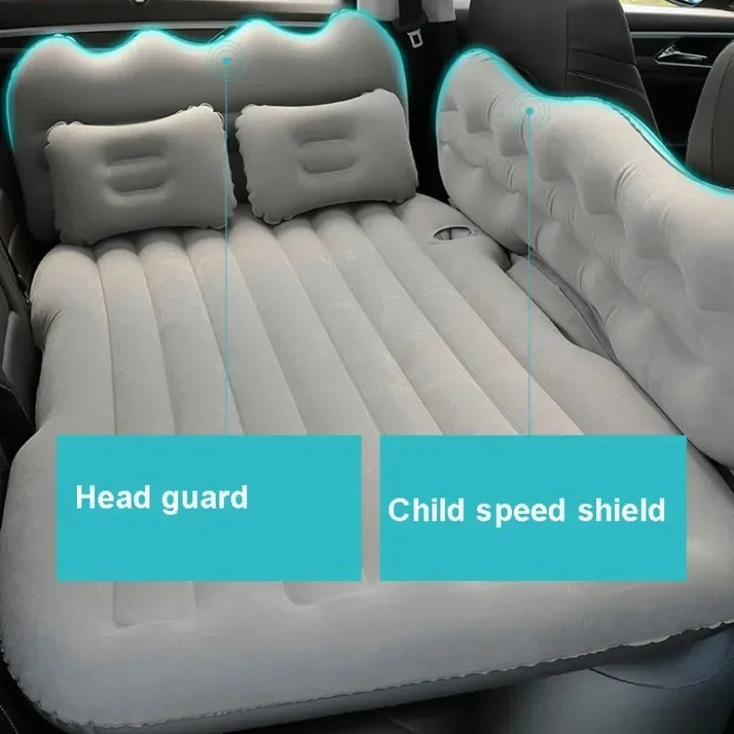 Car Travel Bed Automatic Air Mattress Sleeping Pad Inflatable BackSeat Bed Outdoor Cushions Camping Sofa Bed Accessories for Car