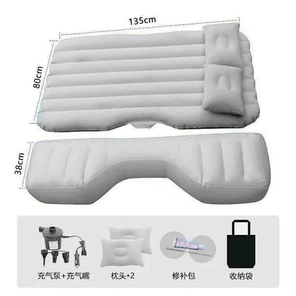 1 Set Universal Car Air Inflatable Travel Mattress Bed Universal for Back Seat Multi Functional Sofa Pillow Outdoor Camping Mat