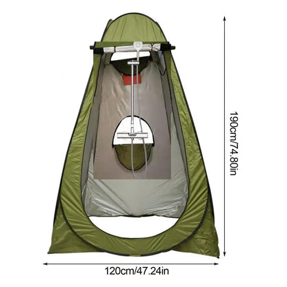 Outdoor Popping Shower Tent Beach Camping Hiking Portable Changing Mobile Toilet Instant Tent Sun Shelter