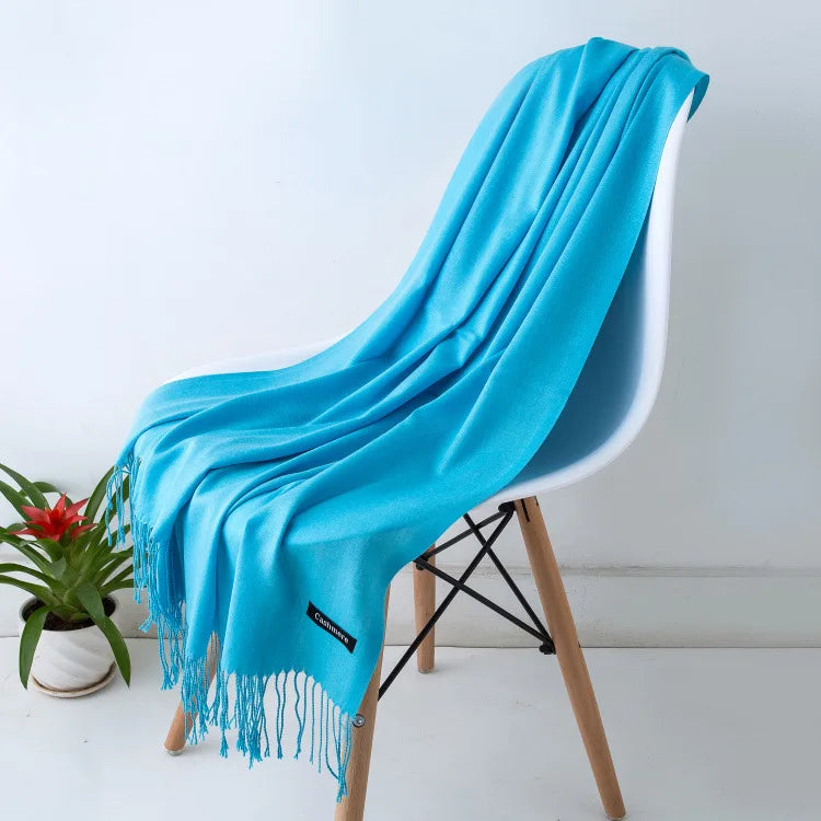 Women's Scarf Pashmina Shawls and Wraps for Evening Dresses Travel Office Winter Wedding Cashmere Feel Large Scarves