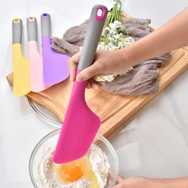 Silicone Kitchen Ware Cooking Utensils Spatula Kitchen Scraper Cooking Tools Shovel Non-stick Spatula Scraper Tool Baking