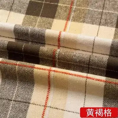 Soft Cotton Plaid Checker Fabric Brushed Flannel Grid Cloth Fabrics By The Half Meter For Shirt Dress Scraf DIY Sewing Clothing