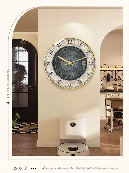 Ins French Wall Clock Table Clock Wall Art Light Luxury Living Room Wall Watch Hanging Modern Home decor Art Decor Clock