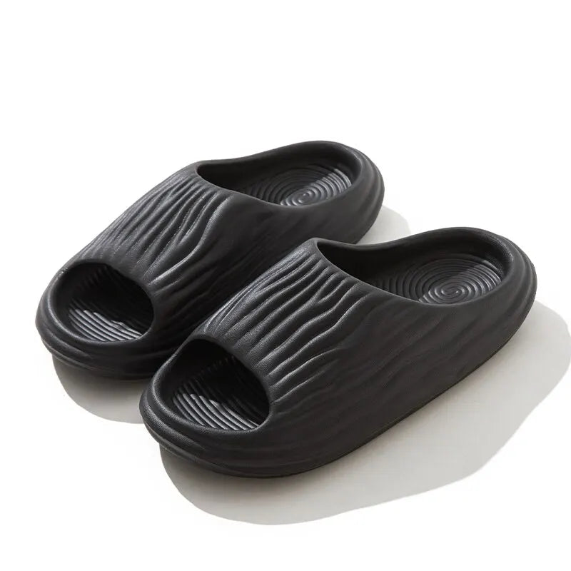 Unisex Eva Thick-soled Non-slip Odor-resistant Outdoor Slippers For Men Women Wearing At Home