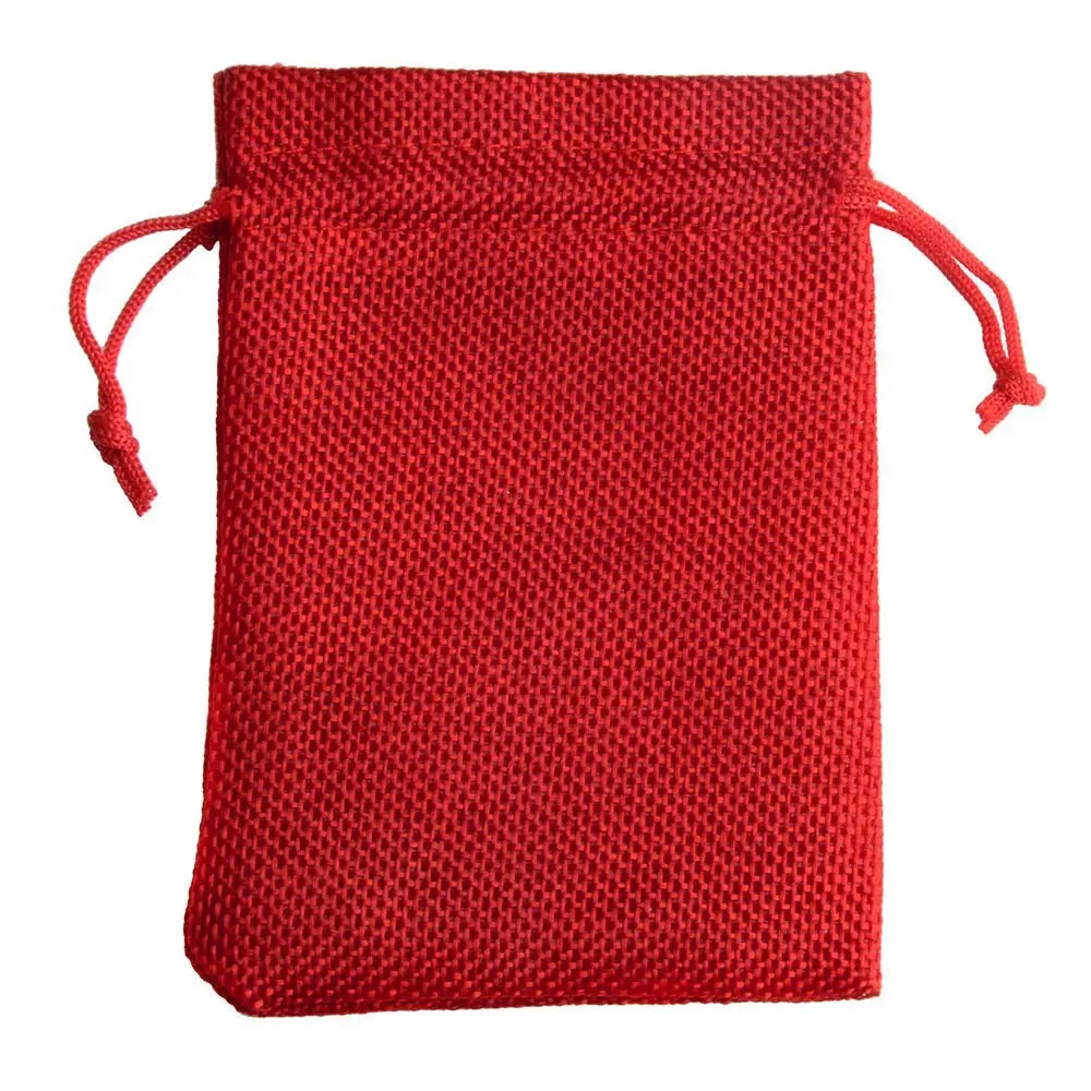 10pcs 10x14cm Natural Burlap Cotton Linen Bag Christmas Candy Gifts Packaging Pouch Storage Bags