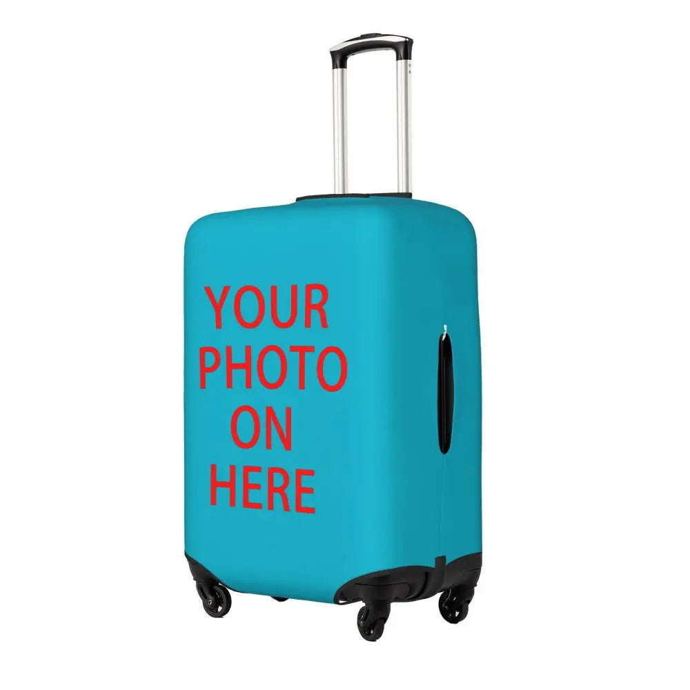 Custom Personalized Custom Photo Logo Luggage Cover Cute Customized DIY Print Suitcase Protector Covers Suit For 18-32 inch