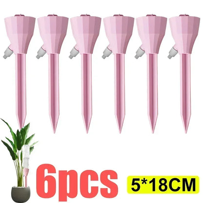 Adjustable Drip Irrigation System Automatic Self Watering Spikes Indoor Outdoors Potted Plants Irrigation System Garden Supplies