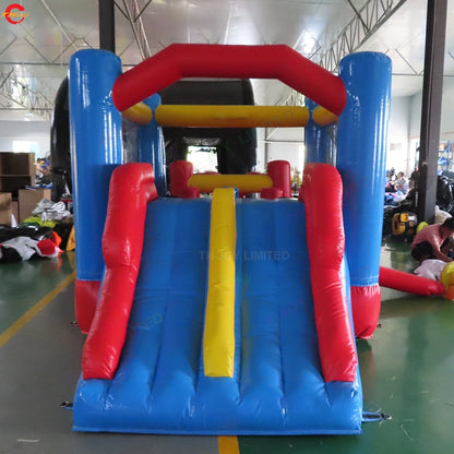 Fast Shipping 5.2x2.5m PVC Tarpaulin Inflatable Bouncer Cheap Inflatable Bouncy Castle Bounce House Toys with Slide