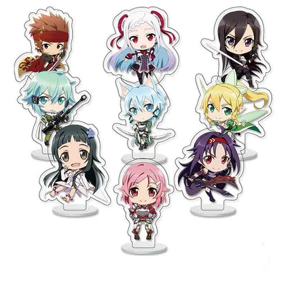 9pcs/Set Grandmaster of Demonic Cultivation Arcylic Stand Cosplay Figure Keyring Jewelry Mo Dao Zu Shi Fuuny Acrylic Key Chain